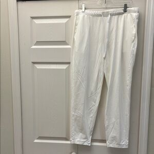 Eileen Fisher lounge Relaxed Fit and Textured Fabric, color is cream, large